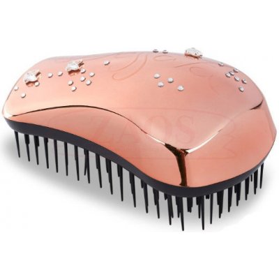 Dessata Swarovski Rose Gold Butterfly rozčesávací kartáč – Sleviste.cz