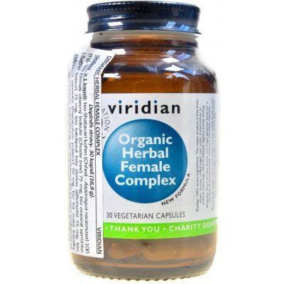 Viridian Herbal Female Complex Organic 30 kapslí