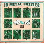 EUREKA Sada 10 kovových hlavolamů zelená – Zboží Mobilmania