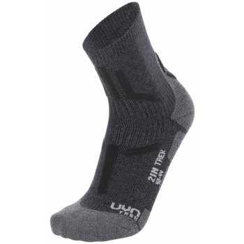UYN pánské ponožky TREKKING 2IN SOCKS šedá