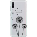 Pouzdro iSaprio - Three Dandelions Samsung Galaxy A70 černé – Zboží Živě