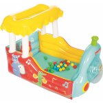 BESTWAY 93537 Fisher-Price lokomotiva s míčky 132 x 94 x 89 cm – Zboží Dáma