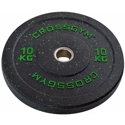 FitnessLine Kotouč Bumper Plate CrossGym - 10 kg 50,4 mm – Zboží Mobilmania