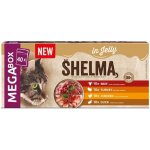 Shelma Cat kuřecí hovězí kachní a krůtí 40 x 85 g – Sleviste.cz