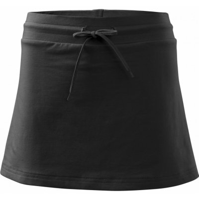 Malfini dámské šortky a sukně do áčka 2v1 černá – Zboží Mobilmania