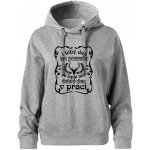 Blbý den na posedu Oversized mikina dámská Moon kratší + širší Tmavě šedý melír – Hledejceny.cz