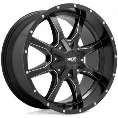 Moto Metal Mo970 10x18 6x139,7 ET-24 Semi gloss black milled – Sleviste.cz