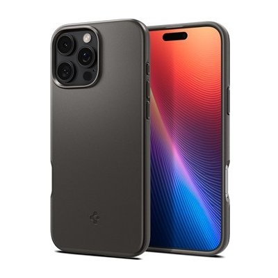 Spigen Thin Fit MagSafe Gunmetal iPhone 16 Pro ACS08107 – Zboží Mobilmania