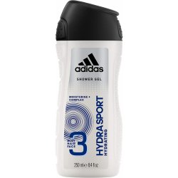 Adidas 3 Active Hydra Sport Men sprchový gel 250 ml