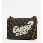 Guess Tmavě hnědá dámská kabelka Abey Convertible Xbody Flap – Hledejceny.cz