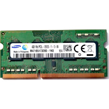 Samsung SODIMM DDR3 4GB 1600MHz CL11 M471B5173DB0-YK0