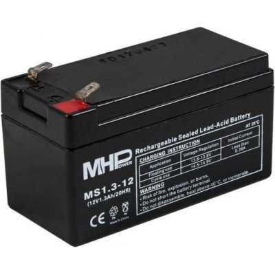 MHPower CARSPA Pb VRLA AGM 12V 1,3Ah MS1.3-12 MS1.3-12 – Zboží Mobilmania