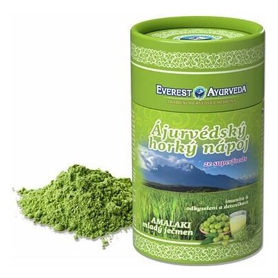 Everesr Ayrveda Ájurvédský horký nápoj AMALAKI mladý ječmen 100 g – Hledejceny.cz