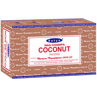 Shrinivas Satya Vonné tyčinky Coconut 15 g – Zboží Dáma