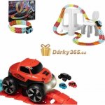 Kruzzel 20434 Autodráha s autíčkem 194 dílů – Zboží Dáma