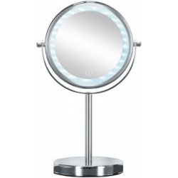 Kleine Wolke 5887124886 kosmetické zrcátko zvětšovací LED Bright Mirror chrom