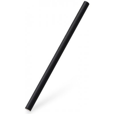 Wimex Slámka papírová černá `JUMBO` Ø8mm x 15cm – Zboží Mobilmania