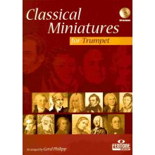 CLASSICAL MINIATURES + CD trumpeta a klavír oblíbené drobnosti klasické hudby