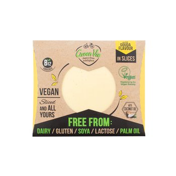 Greenvie Veganská alternativa sýru gouda plátky 180 g