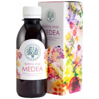 Bilegria MEDEA bylinný sirup pro duševní pohodu s kozlíkem a plicníkem 200 ml – Hledejceny.cz