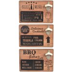 Otvírák dřevo hnědý 30x20x4 cm 3ASS – Hledejceny.cz