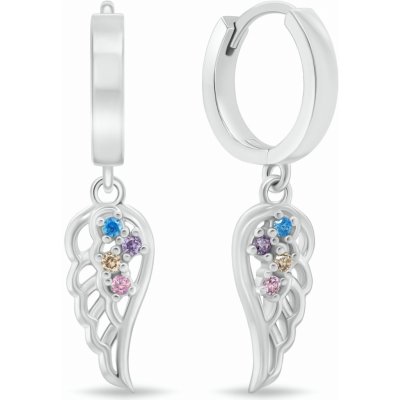 Brilio Silver náušnice EA1120WRBW – Zboží Mobilmania