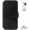 Pouzdro a kryt na mobilní telefon FIXED ProFit kožené typu kniha černé, Apple iPhone 15 FIXPFIT2-1200-B