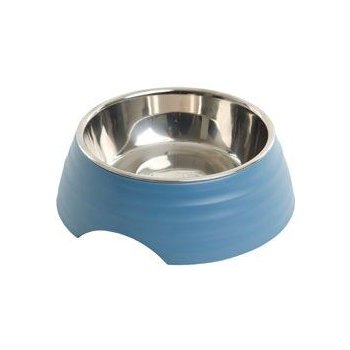 Kruuse Jorgen A/S Miska melamin Frosted Ripple Bowl modrá 350 ml