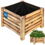 Bestent Dřevěný květináč Hnědý 38x38x25 cm – HobbyKompas.cz