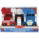 Melissa & Doug Dřevěná záchranářská garáž se zámky – Hledejceny.cz