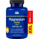 GS Magnesium citrate pure 1340 mg + B6 365 tablet – Hledejceny.cz