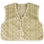 Vlnka dámská vlněná crop vesta na zavazování zelená – Sleviste.cz