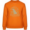 Dámská mikina s potiskem AWDis Sweat mikina Design Always kiss your dog Orange Crush