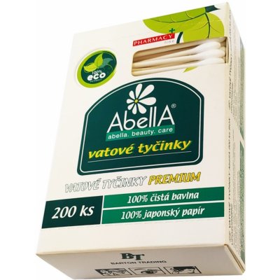 Abella Premium Vatové tyčinky 200 ks – Zbozi.Blesk.cz