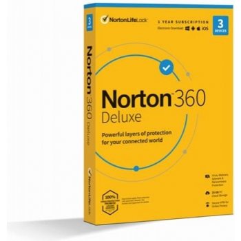 Norton 360 DELUXE 25GB 3 lic. 1 rok (21416704)