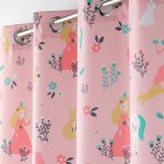 douceur d'intérieur Růžový závěs 140x260 cm Princesse Licorne – douceur d'intérieur – Hledejceny.cz