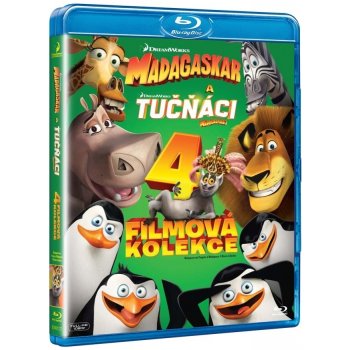 Kolekce: Madagaskar 1-3 + Tučňáci z Madagaskaru