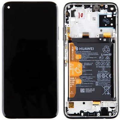 LCD Displej + Dotyková vrstva + Rám + Baterie Huawei P40 lite 5G - originál – Hledejceny.cz