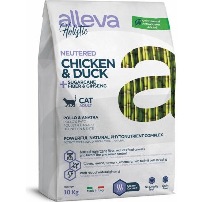 Alleva Holistic Cat Neutered Chicken & Duck 10 kg – Zboží Mobilmania