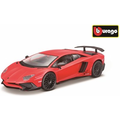 Bburago Kovový model Lamborghini Aventador LP 750 4 SV Red 4893993210794 1:24 – Zbozi.Blesk.cz