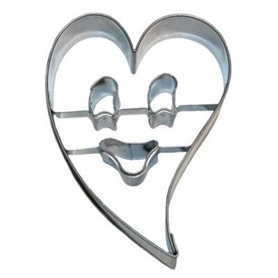 Nerezové vykrajovátko - smajlík v srdci – Zboží Dáma