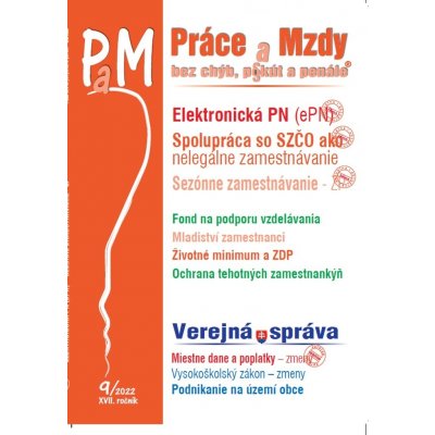 Práce a Mzdy č. 1 / 2022 bez chýb, pokút a penále - Elektronická PN - Poradca s.r.o. – Zboží Mobilmania