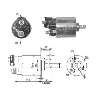 Spínač startéru Mitsuba SM4410, SM442-01 – Hledejceny.cz