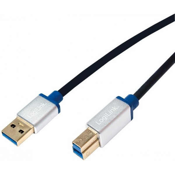 usb kabel Logilink BUAB330 USB 3.0, USB A Male to USB B Male, 3m
