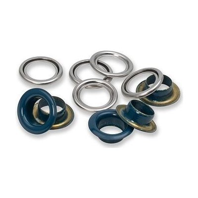 Průchodky s podložkou BAREVNÉ 11 mm - PRYM barva modrá – Zboží Mobilmania