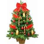 LAALU Ozdobený stromeček SANTA CLAUS 60 cm s 29 ks ozdob a dekorací – Zboží Dáma