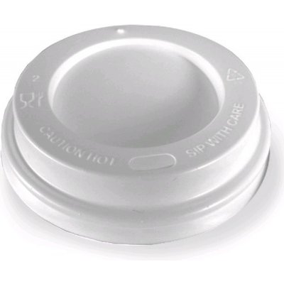 Víčko vypouklé bílé pro kelímky s prům. 80mm 76293 – Zboží Dáma