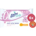 Linteo Baby Soft & Cream vlhčené ubrousky 6 x 24 ks – Hledejceny.cz