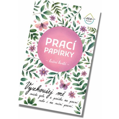 EcoHaus Sampling Prací papírky luční kvítí 100 ks – Zbozi.Blesk.cz