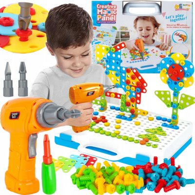 Magic kreativní panel s vrtačkou 151 dílů – Zboží Dáma